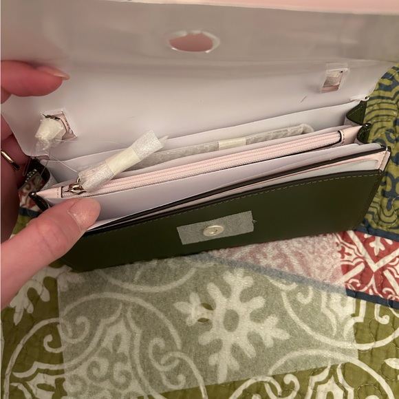 NWT Kate Spade Gemma Crossbody Enchanted Olive Green Purse Wallet - Picture 3 of 6